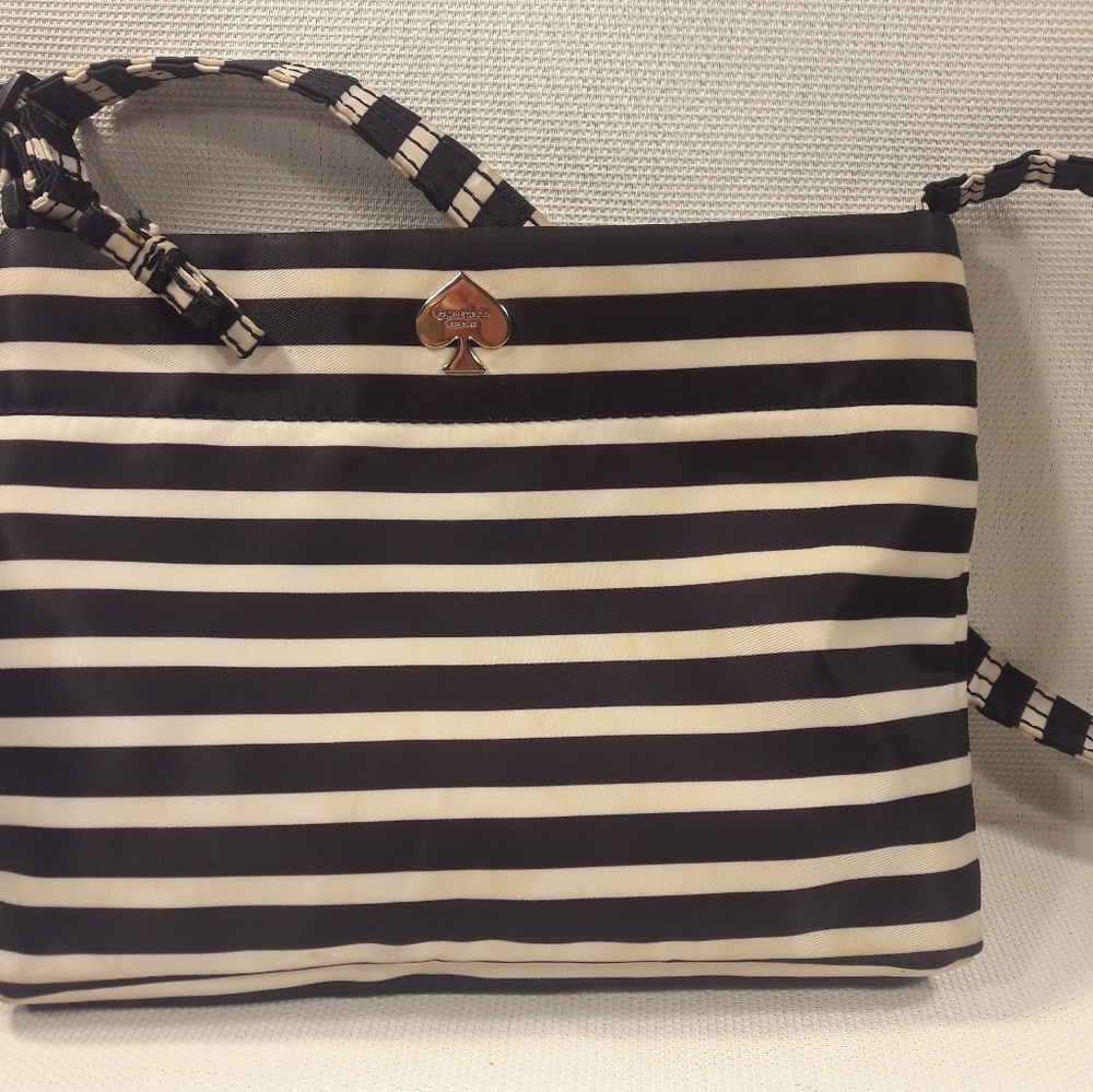 Kate Spade Crossbody Striped Nylon Bag